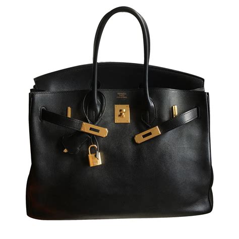 sac hermes noir cuir|sacs hermes femme.